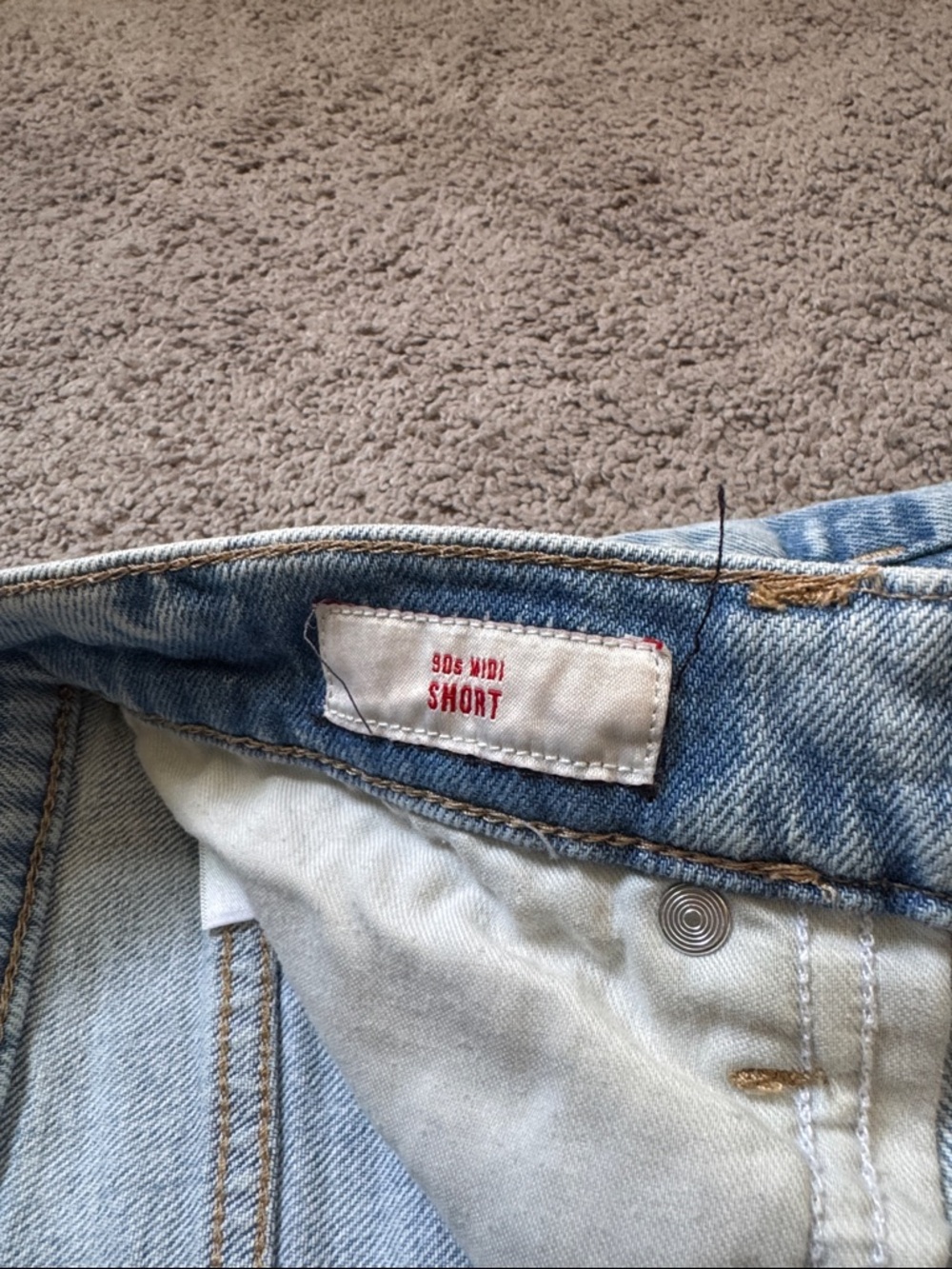 Lucky Brand Light Blue Distressed Denim Cutoff Shorts - Picture 5 of 5